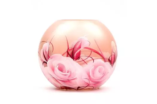 Ваза-шар декорированная 5578