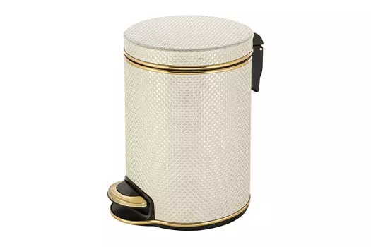 Ведро для мусора с крышкой Ромб