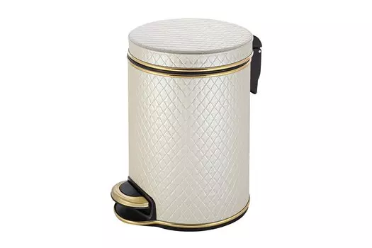 Ведро для мусора с крышкой Ромб
