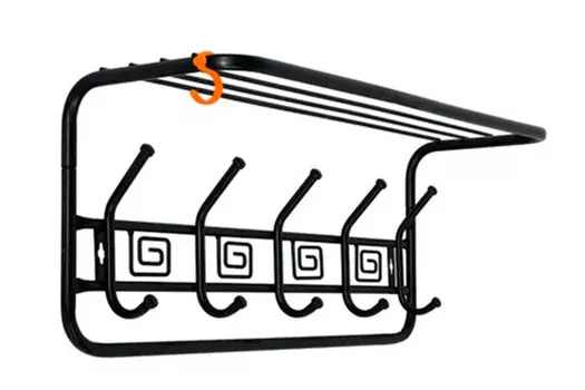 Вешалка настенная с полкой Ажур