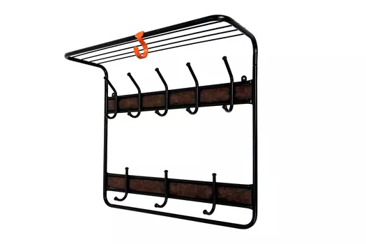 Вешалка с полкой настенная ВСП 22В Ч