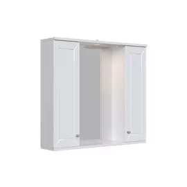 Зеркальный шкаф двухдверный Бриз