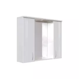 Зеркальный шкаф двухдверный Вольга