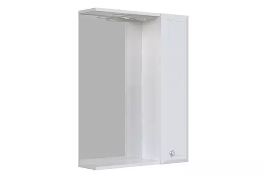 Зеркальный шкаф однодверный Шармель