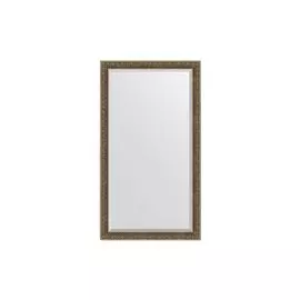 Зеркало напольное с фацетом вензель серебряный