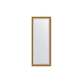 Зеркало напольное в раме с фацетом Состаренное золото с плетением