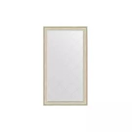 Зеркало напольное в раме с гравировкой Травленое серебро