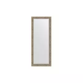 Зеркало с фацетом напольное в раме виньетка античное серебро