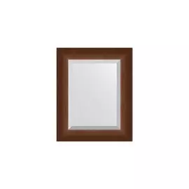 Зеркало с фацетом в раме орех