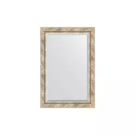 Зеркало с фацетом в раме прованс с плетением