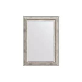 Зеркало с фацетом в раме Римское серебро