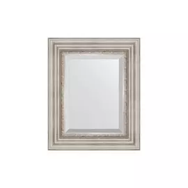 Зеркало с фацетом в раме Римское серебро