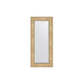 Зеркало с фацетом в раме Состаренное серебро с орнаментом