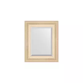 Зеркало с фацетом в раме старый гипс