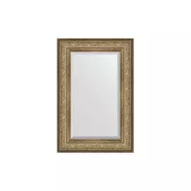 Зеркало с фацетом в раме Виньетка античная бронза 109 мм