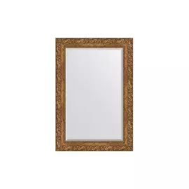 Зеркало с фацетом в раме виньетка бронзовая