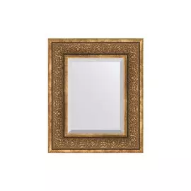 Зеркало с фацетом вензель бронзовый