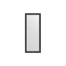 Зеркало с гравировкой напольное в раме чёрный ардеко