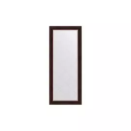 Зеркало с гравировкой напольное в раме Тёмный прованс