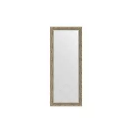 Зеркало с гравировкой напольное в раме виньетка античное серебро