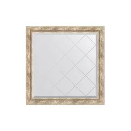 Зеркало с гравировкой в раме Прованс с плетением