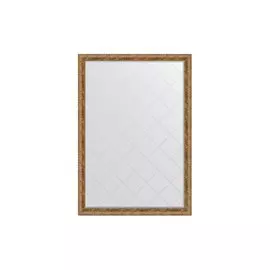 Зеркало с гравировкой в раме Виньетка античная бронза 85 мм