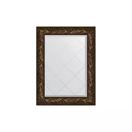 Зеркало с гравировкой в раме Византия бронза