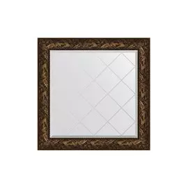 Зеркало с гравировкой в раме Византия бронза