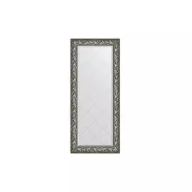 Зеркало с гравировкой в раме Византия серебро