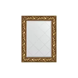Зеркало с гравировкой в раме Византия золото