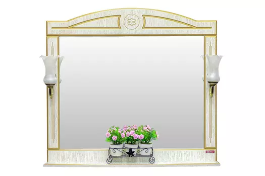 Зеркало с полкой Адель