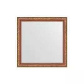 Зеркало в раме бронзовые бусы на дереве