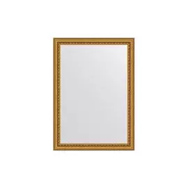 Зеркало в раме бусы золотые