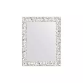 Зеркало в раме чеканка белая