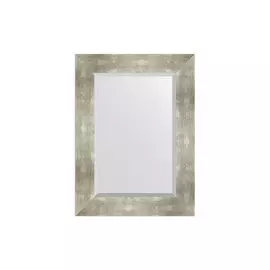 Зеркало в раме с фацетом Алюминий 90 мм
