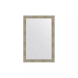 Зеркало в раме с фацетом барокко серебро