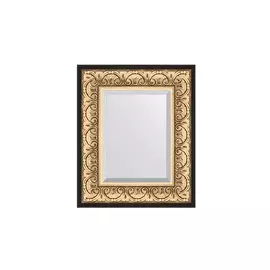 Зеркало в раме с фацетом барокко золото