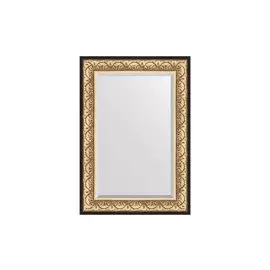 Зеркало в раме с фацетом барокко золото