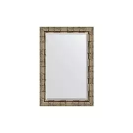 Зеркало в раме с фацетом Серебряный бамбук