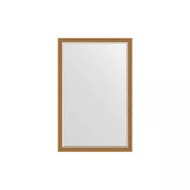 Зеркало в раме с фацетом Состаренное золото с плетением