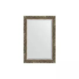 Зеркало в раме с фацетом Старое дерево с плетением