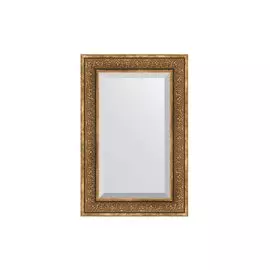 Зеркало в раме с фацетом Вензель бронзовый