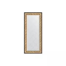 Зеркало в раме с гравировкой барокко золото