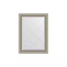 Зеркало в раме с гравировкой Хамелеон