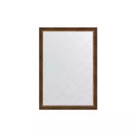 Зеркало в раме с гравировкой Римская бронза