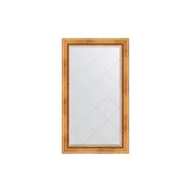 Зеркало в раме с гравировкой Римское золото