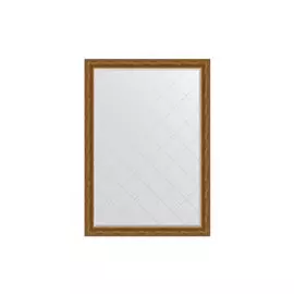 Зеркало в раме с гравировкой Травленая бронза