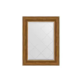 Зеркало в раме с гравировкой Травленая бронза