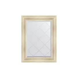 Зеркало в раме с гравировкой Травленое серебро