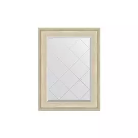 Зеркало в раме с гравировкой Травленое серебро